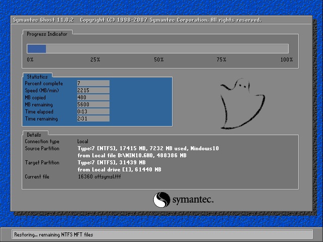 ȼGhost Win10 32λҵv2017.10(1)