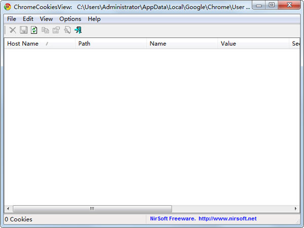ChromeCookiesView(ȸCOOKIES鿴) V1.15 Ӣɫ